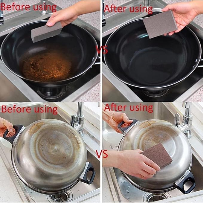 5 Pack Emery Magic Wipe Sponge, Nano Carborundum Sponge, Emery Sponge Brush - Image 8