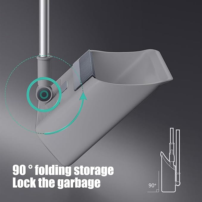 3 in 1 Broom and Dustpan Set Foldable Hand Broom - Image 4