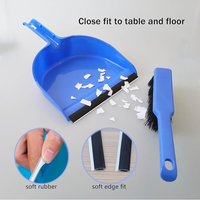 8 Pcs Dustpan Edge Replacement, 26cm Garbage Shovel Closing Edges Straps - Image 3