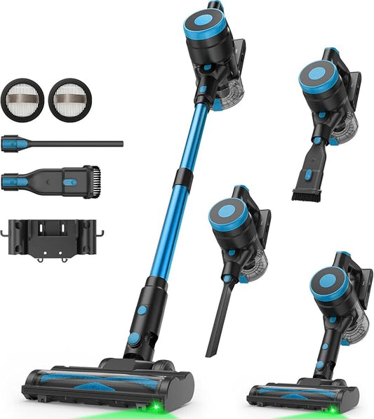 Zefiro Cordless Vacuum Cleaner, 45Mins Runtime Vacuum Cleaners by Zefiro