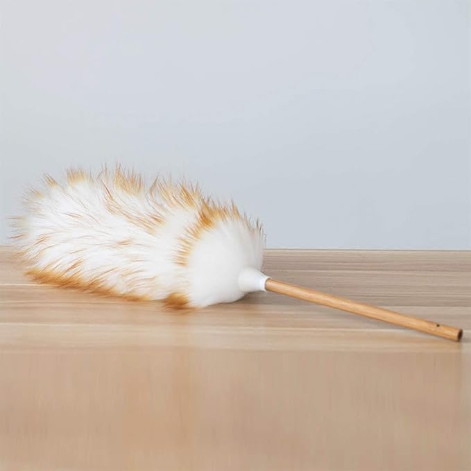Feather Duster, Household Lambswool Duster Set of 2, Pure Lambs Wool - Image 6