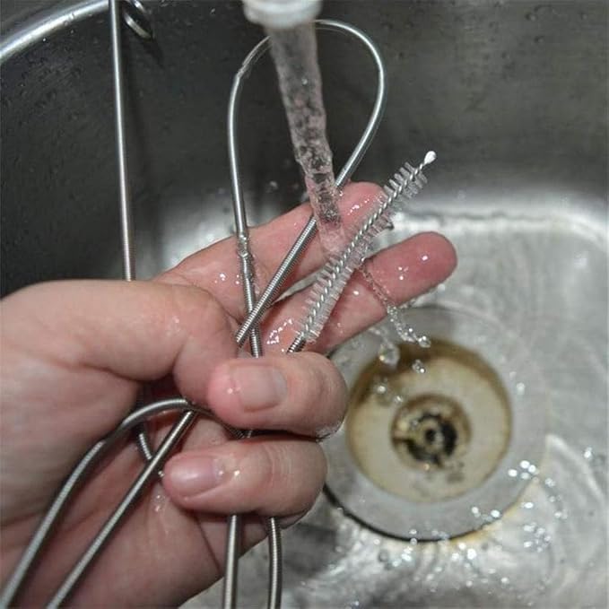 Extra Long Pipe Tube Cleaner Fridge Drain Pipe Dredging Tool Flexible Drain - Image 6