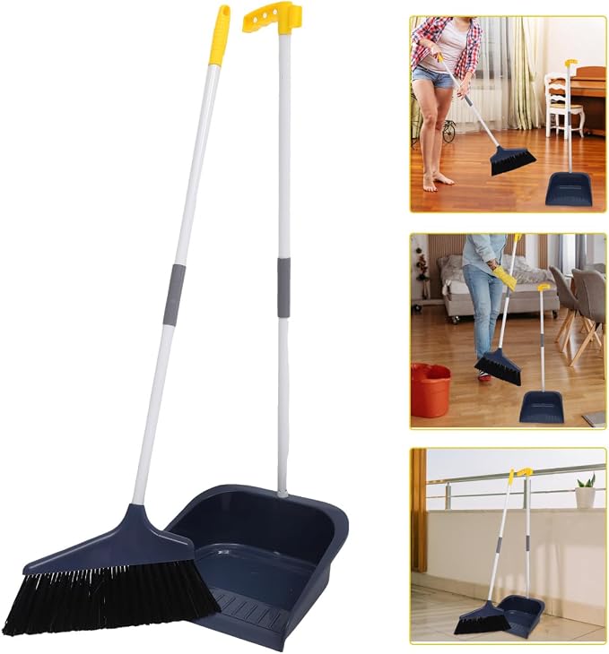 Soft Bristle Broom and Dustpan Set - Image 3