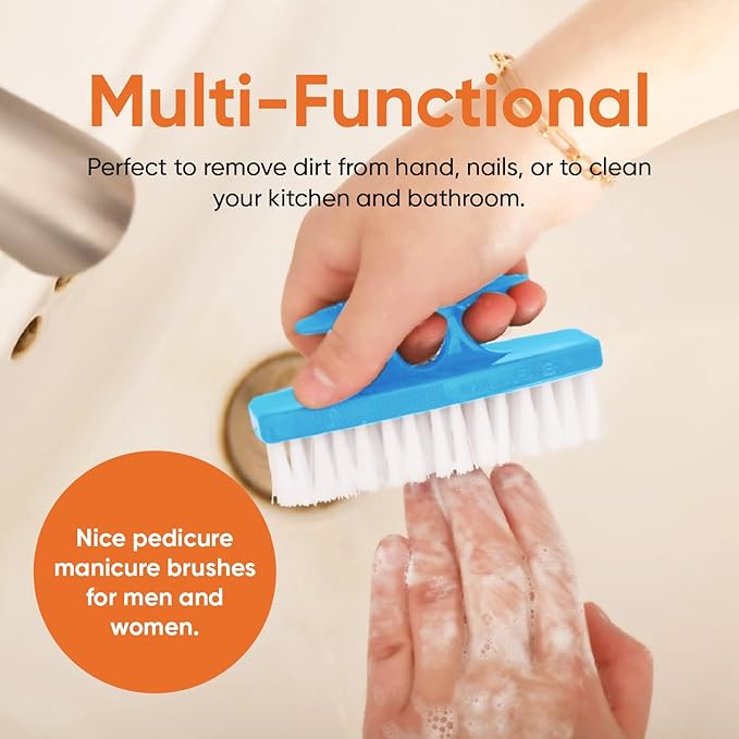 Superio Nail Brush for Cleaning Fingernails, Toe & Foot - Image 6