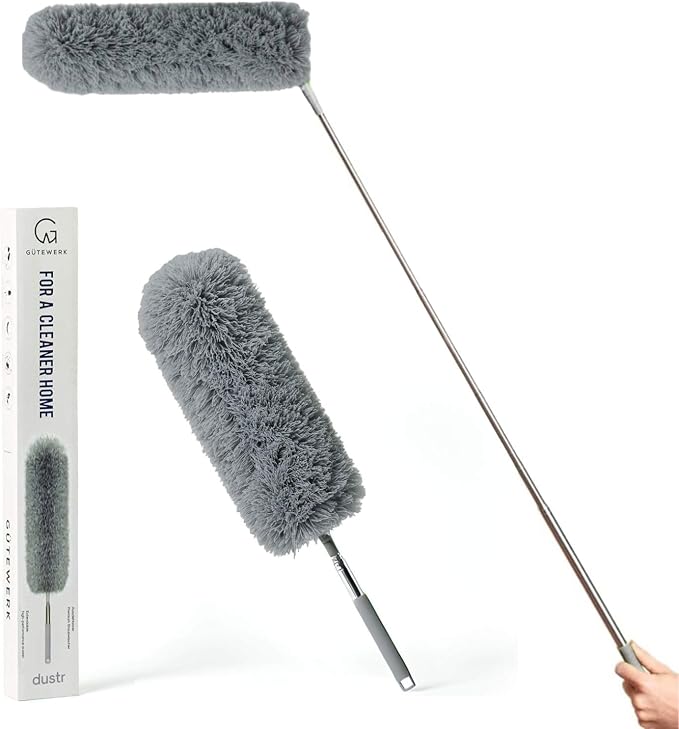 Extendable Feather Duster, Microfiber Duster, Ceiling Fan Duster, Feather by G%C3%9CTEWERK