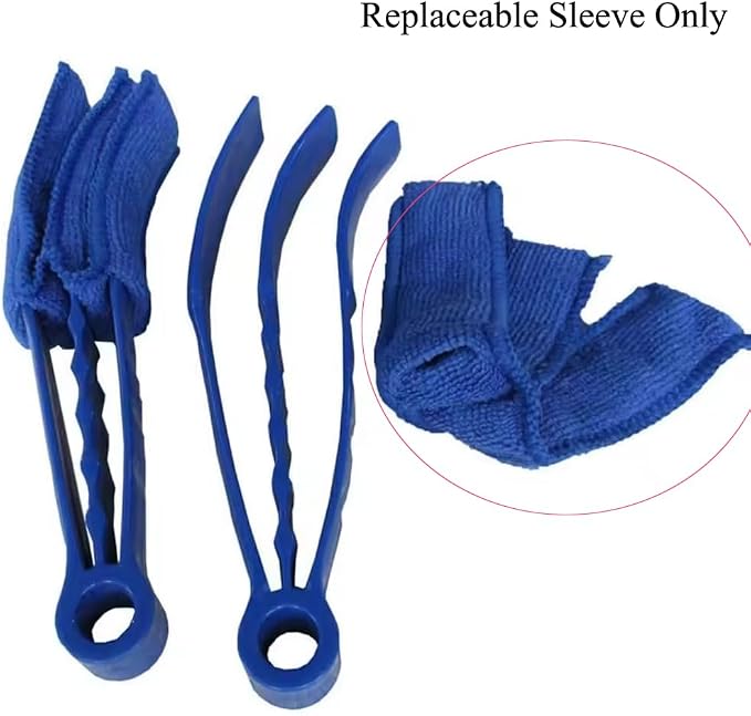 7 Pack Window Blind Cleaner Duster Brush Microfiber Sleeves Replacement Blinds - Image 3