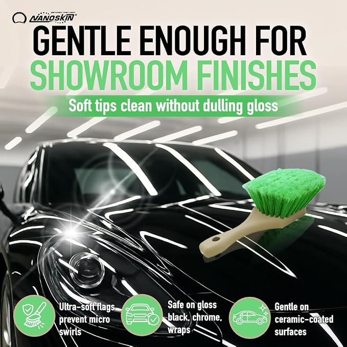 Nanoskin Pro-Grade 8.5" Car Detailing Brush - Image 6