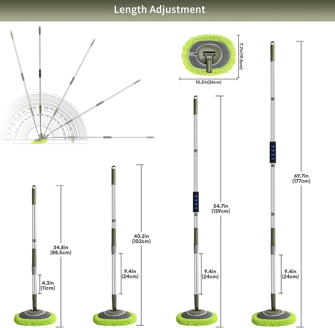 Wall Cleaner, Max 66'' Wall Mop - Image 2