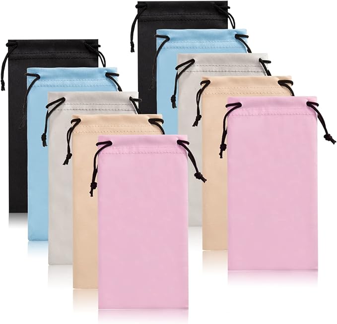 TRIUMPH VISION Soft Eyeglass Pouch 3 Pack by TRIUMPHVISION