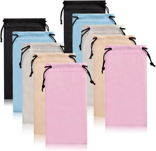 TRIUMPH VISION Soft Eyeglass Pouch 3 Pack by TRIUMPHVISION