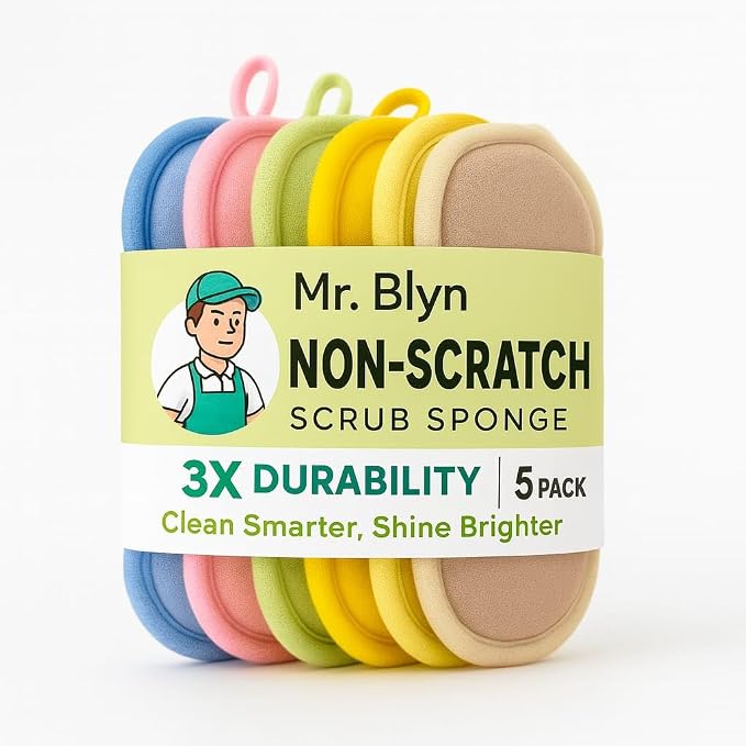 Mr. Blyn Non-Scratch Scrub Sponges by Unknown