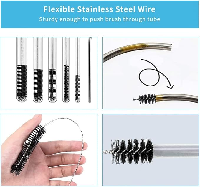 Utoolmart Steel Wire Cleaning Brush, Spiral Power Tube Brush, Steel Wire Tube - Image 5