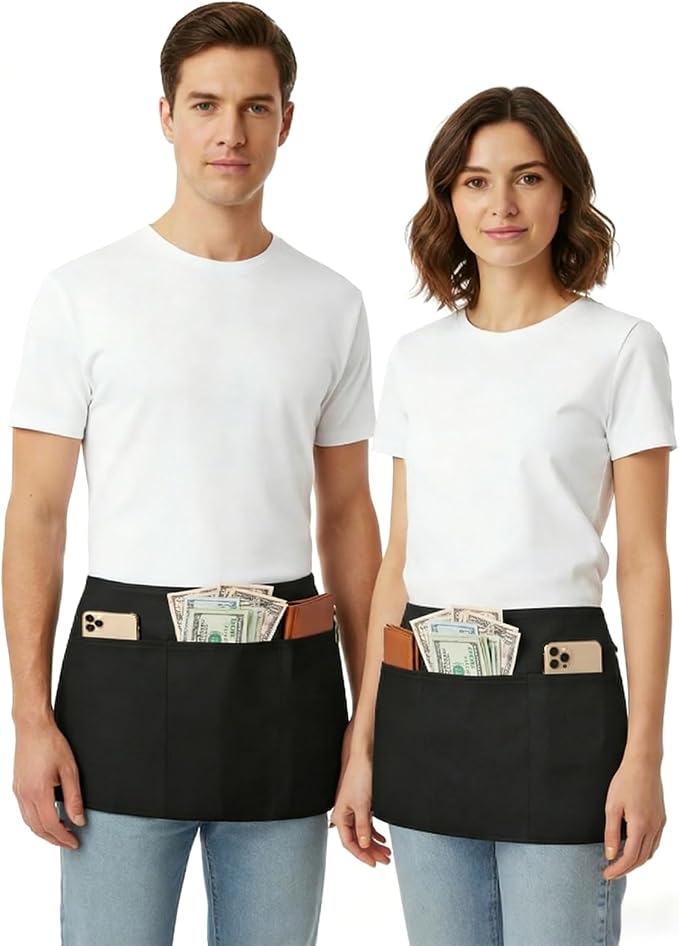 BOHARERS 6 Pack Waitress Aprons - Image 4