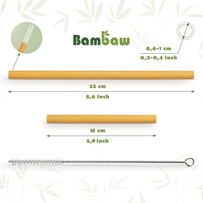 Bambaw Bamboo Straws Reusable - Image 2