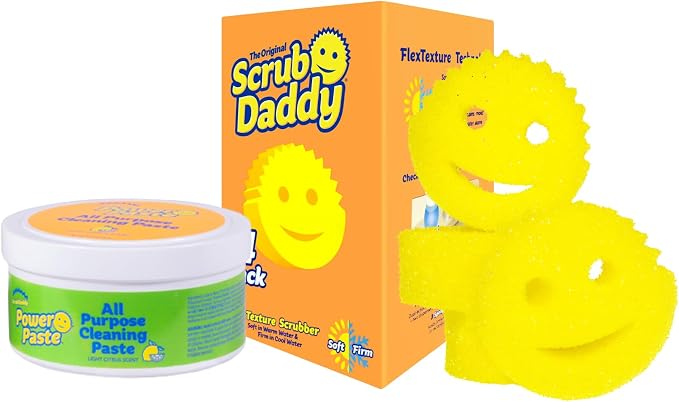 Scrub Daddy Sponges & PowerPaste XL Value Pack by ScrubDaddy