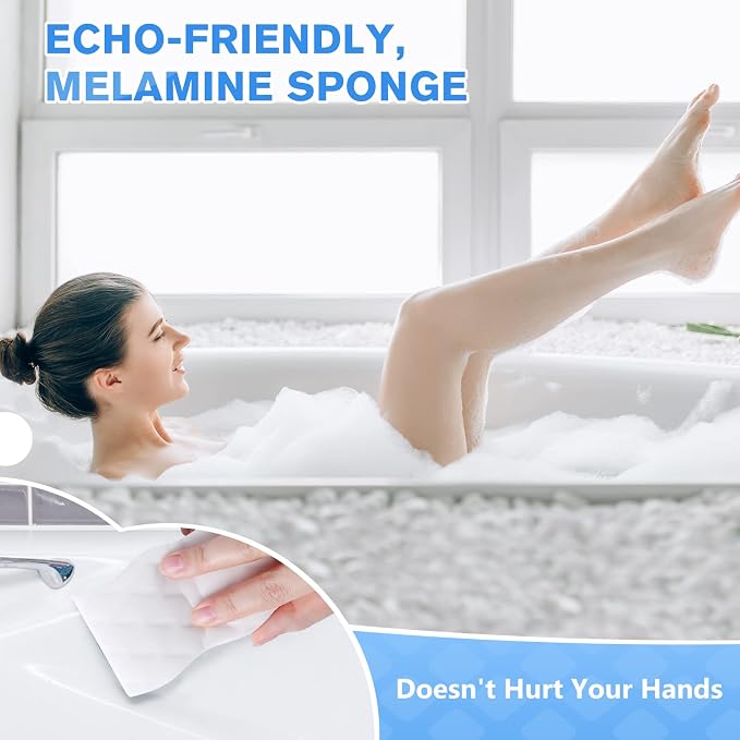 Squish Magic Eraser Sponge, 18 Pack Cleaning Pads - Image 4
