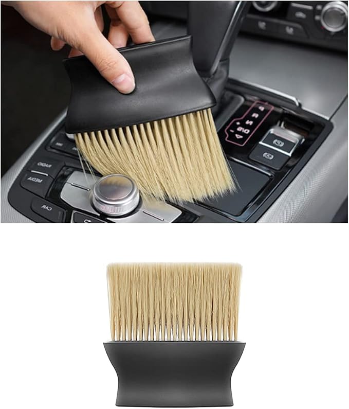 Ziciner Car Interior Detailing Brush, Ultra-Soft Auto Hair Bristles Removal by Ziciner