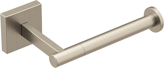 Moen Triva Brushed Nickel Single-Post Toilet Paper Holder - Image 2