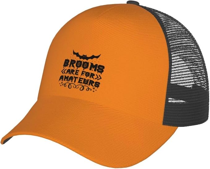 Brooms are for Amateurs Halloween Baseball Cap - Image 7