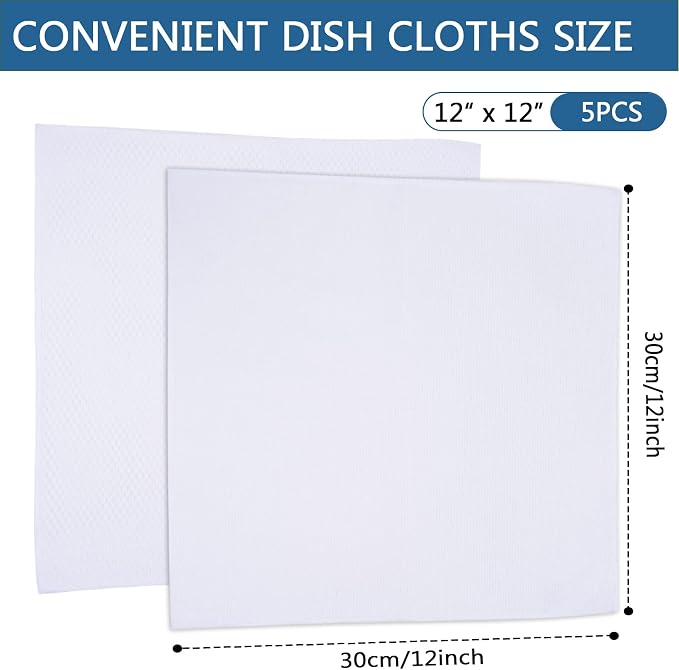 SINLAND Microfiber Dish Cloth Washing Cloths - Image 5
