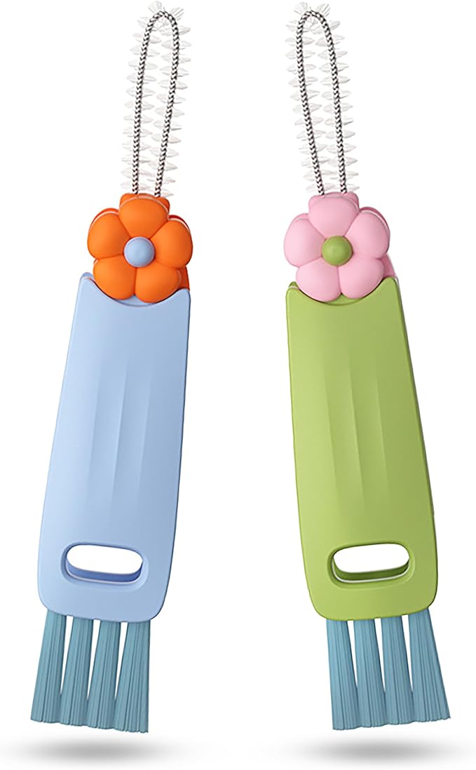 3 in 1 Cup Lid Gap Cleaning Brush Multifunctional Bottle Cleaning Brush by Lekayihu