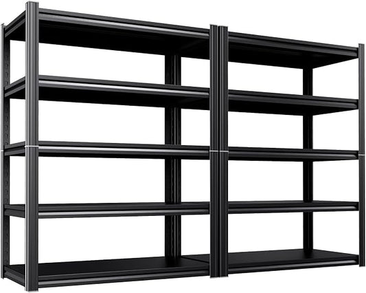 2 Pack 5-Tier Garage Shelving by Unknown