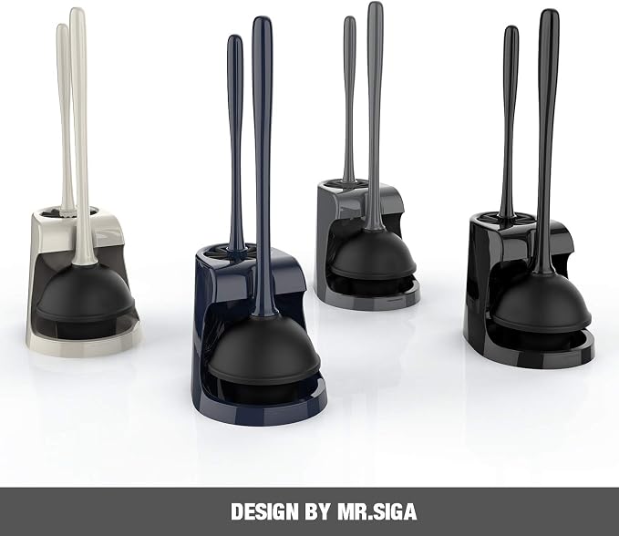 MR.SIGA Toilet Plunger and Bowl Brush Combo - Image 3