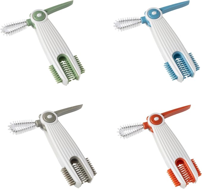 Chemimoso 3 in 1 Cup Lid Gap Cleaning Brush Set, Home Kitchen Crevice Cleaning by Unknown