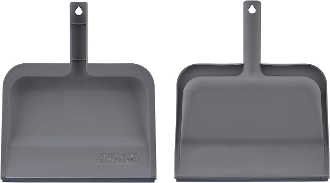 Superio Clip-On Dustpan with Rubber Lip by Superio