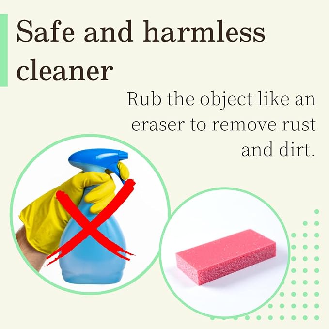 Rust Eraser for Knives Kitchen Stoves Wood Finish and Bicycles Multi Purpouse - Image 5