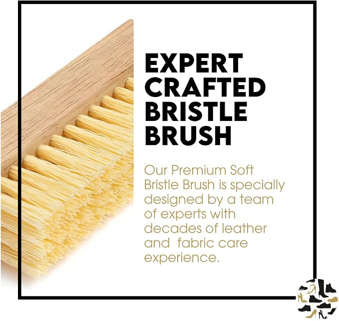 Shoe Clinic Soft Bristle Brush – Cleaning Brush – Hand Brush – Deep Cleans and - Image 2