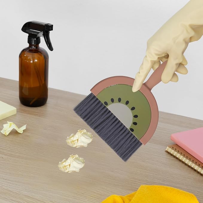 VOSAREA Mini Broom Set with Dustpan - Image 9