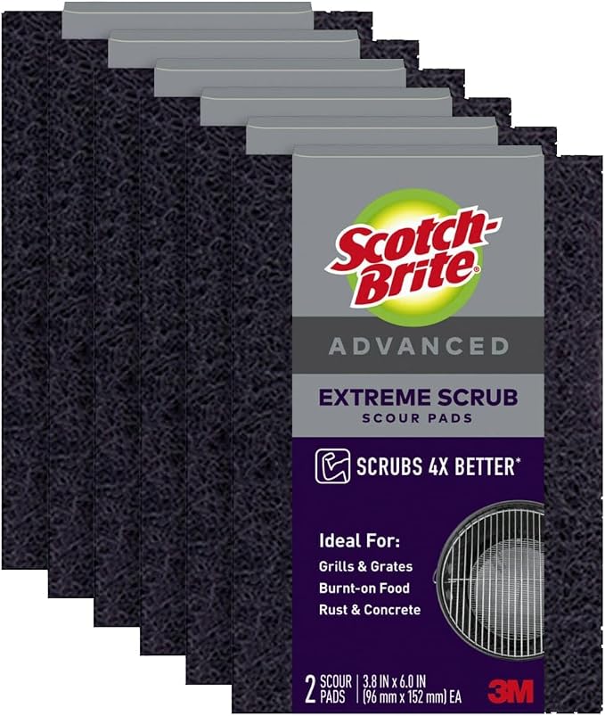 Scotch-Brite Advanced Extreme Scrub, 12 Scour Pads by Scotch-Brite