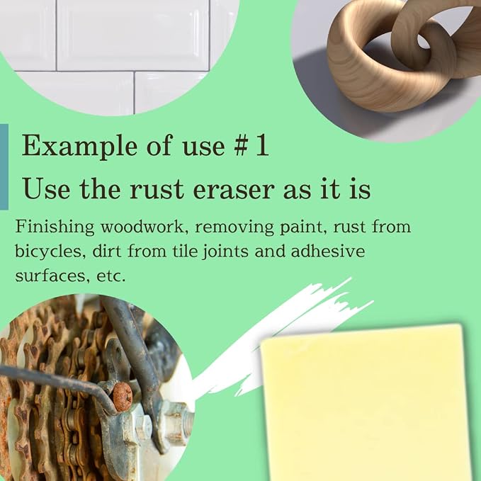 Rust Eraser for Knives Kitchen Stoves Wood Finish and Bicycles Multi Purpouse - Image 7