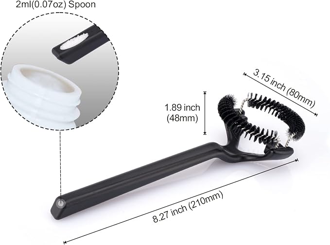 Espresso Coffee Machine Cleaning Brush, 58mm Group Head Portafilter Brush - Image 2