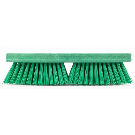 SPARTA Plastic Floor Scrub Brush, Brush Head Only, Deck Brush by SPARTA
