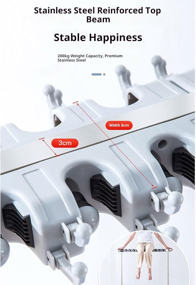 2. Removable Metal Broom Rack - Image 5