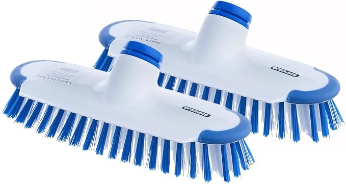 Superio Deck Scrub Brush Head Heavy Duty Stiff Bristles Replacement, Brush by Superio