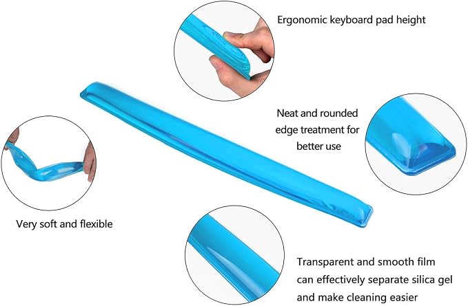 Gel Keyboard & Mouse Wrist Rest Set - Image 4