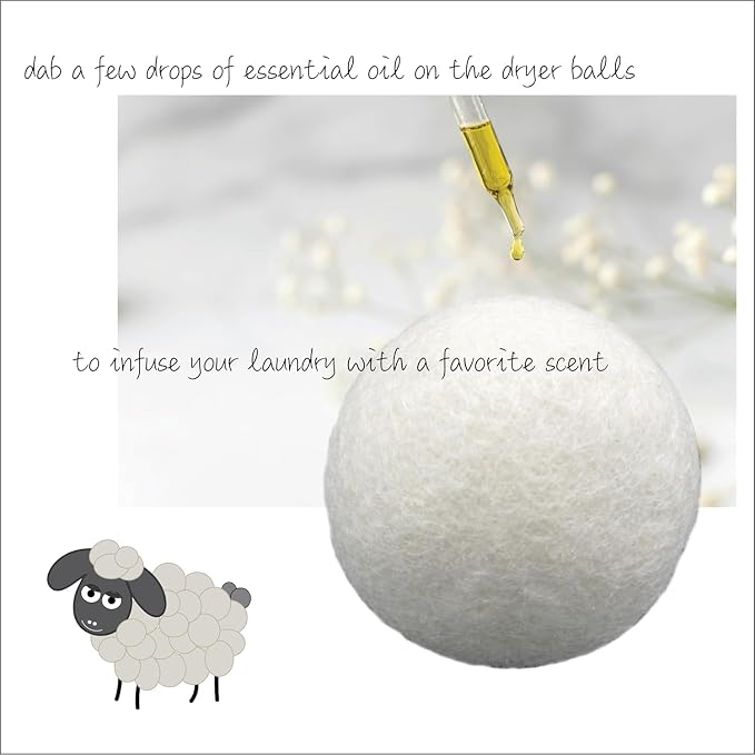 Three by Three Seattle Felt·Like·it!™ Wool Dryer Balls + Storage Bin: Reduce - Image 7
