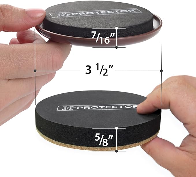 Furniture Sliders X-PROTECTOR 16 PCS – Furniture Sliders Hardwood Floors & Felt - Image 2