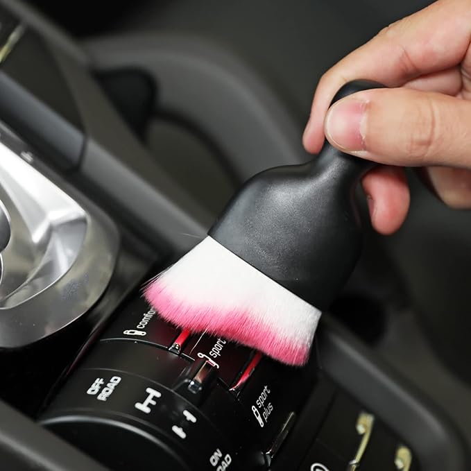 Car Interior Detailing Brush, Soft Bristle Cleaning Brush Car Detailing Brush - Image 4