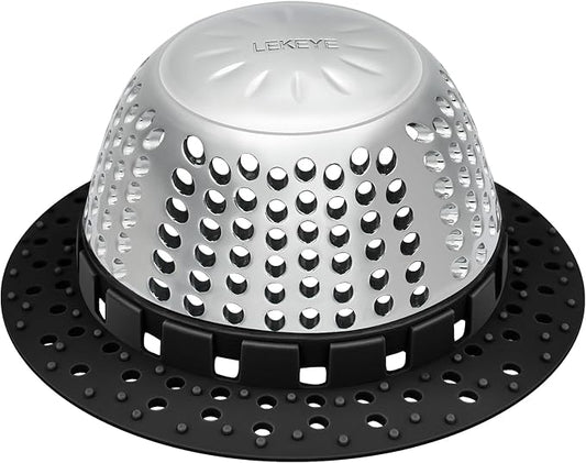 LEKEYE Shower Drain Hair Catcher/Bathtub Drain Cover/Drain Protector by LEKEYE