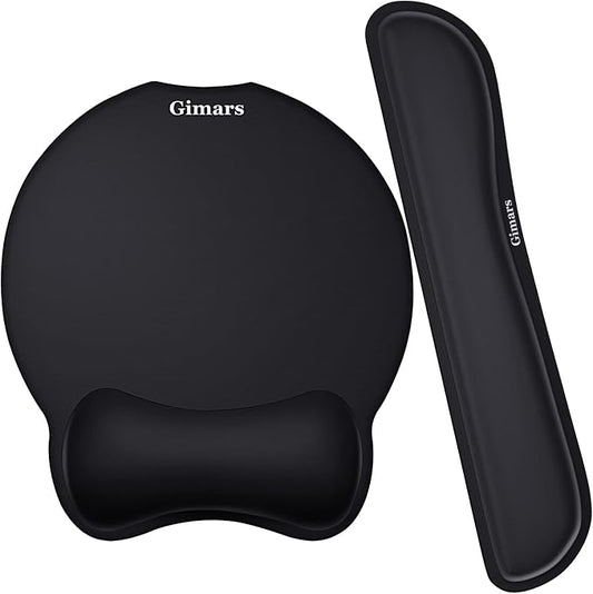 Gimars Upgrade Enlarge Superfine Fibre Soft Smooth Gel Ergonomic Mouse Pad by Gimars