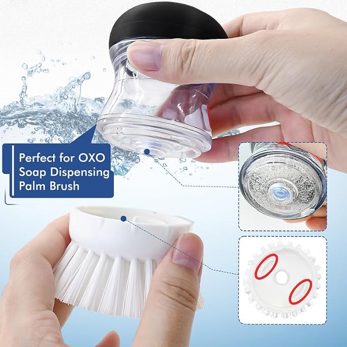 Palm Brush Refills for OXO Soap Dispensing Dish Brush - Image 2