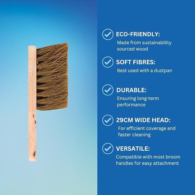 Elliott Natural Coconut Fibre FSC Certified Hand Brush - Image 4