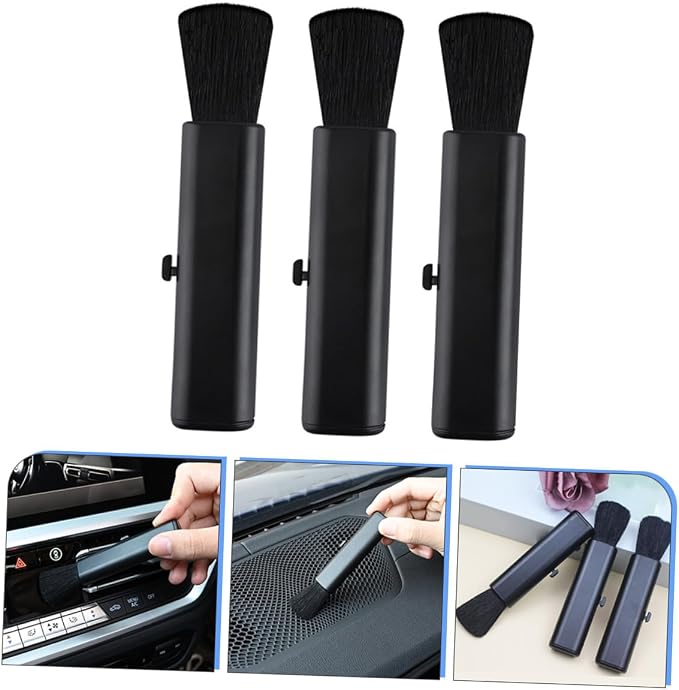 Kichvoe 3pcs Car Air Vent Cleaning Brush Set - Image 7