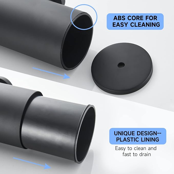 Toilet Brush and Holder Matte Black Toilet Bowl Brush Wall Mounted Toilet Brush - Image 4