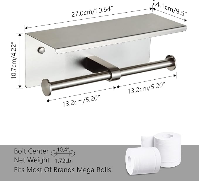 Double Toilet Paper Holder - Image 5