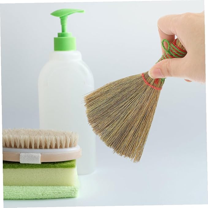 3pcs Portable Desk Brooms Small Whisk Dust Removing Brooms Short Handle Home - Image 9